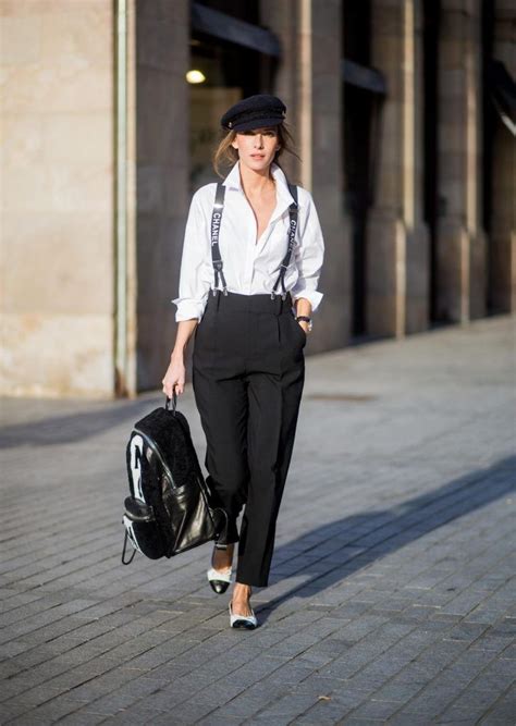 what to wear with chanel suspenders|what are suspenders outfits.